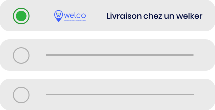 choisir la livraison chez un relais particulier Welco